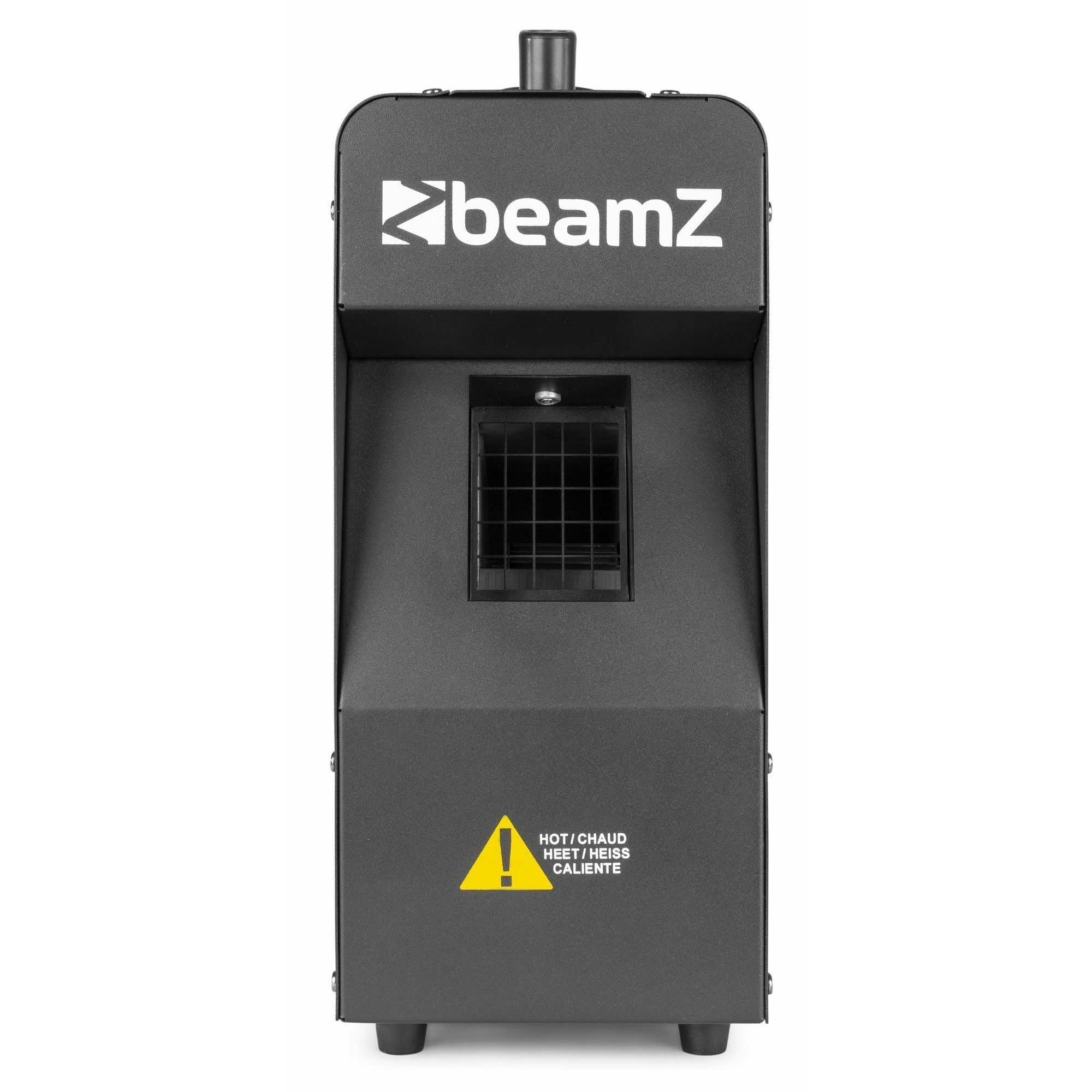BeamZ H2000 Nebelmaschine, Hazer 1700 Watt mit DMX, Fazer, Smoke, Fog Machine, professionelle Dunst Maschine für Bühnen, Discotheken oder Großveranstaltungen, schwarz