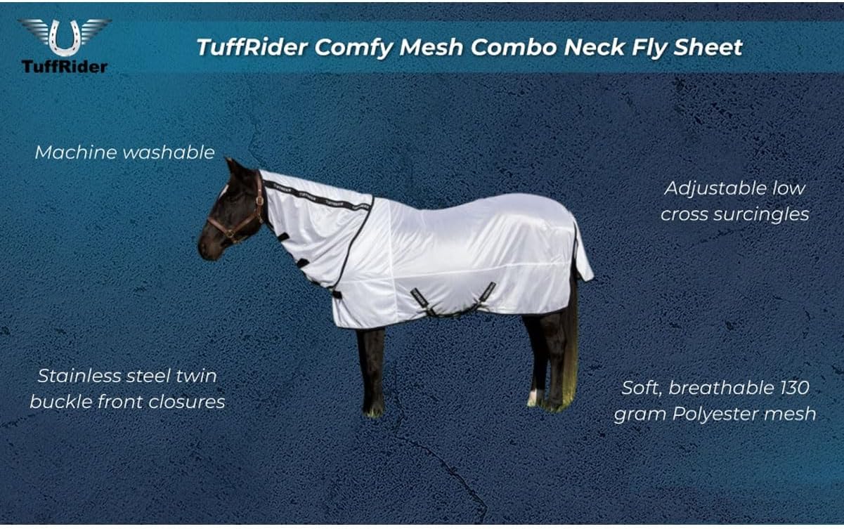 TuffRider Comfy Mesh Combo Neck Fly Sheet