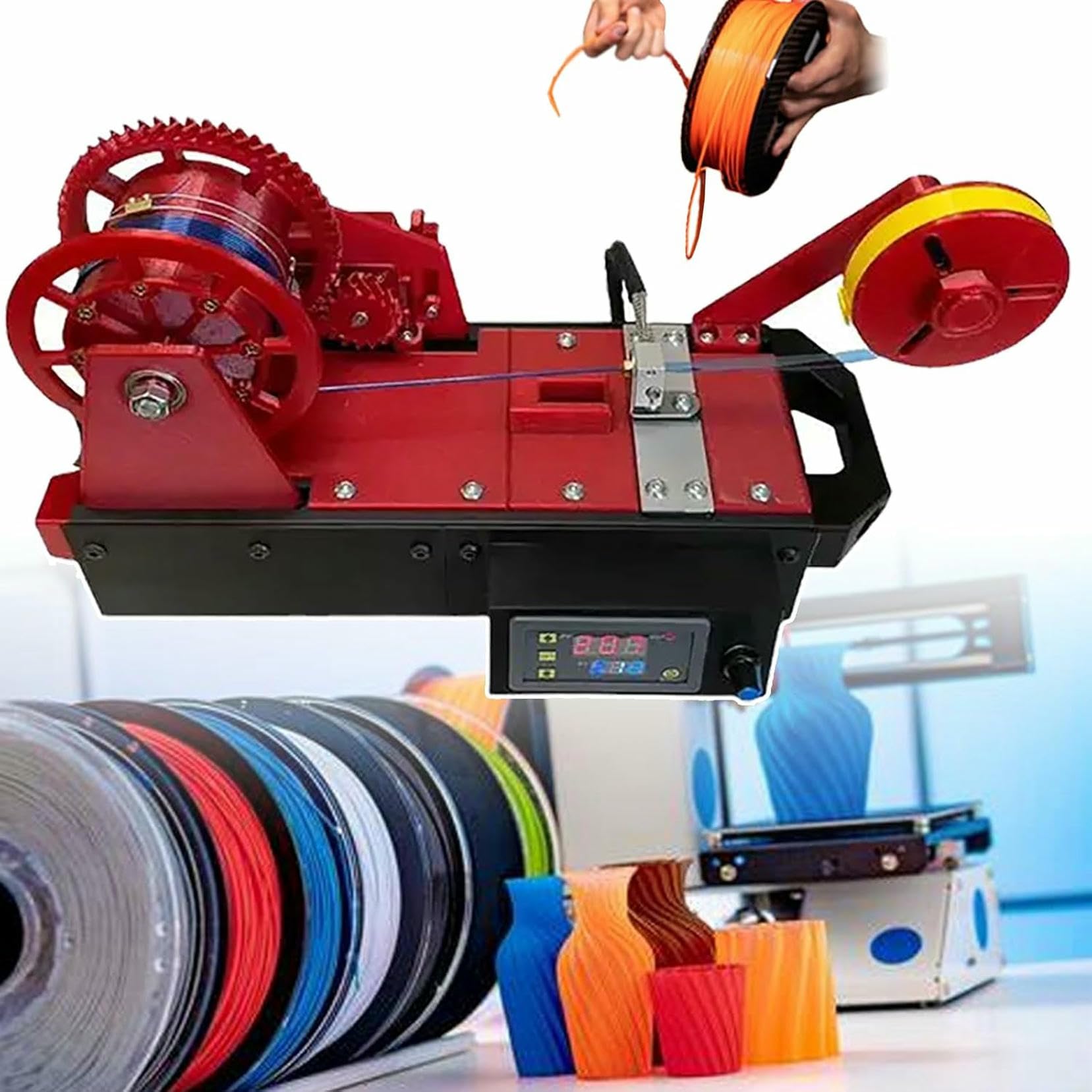 Extrudeur pour imprimante 3D pour recycler les bouteilles avec température de 300 ℃