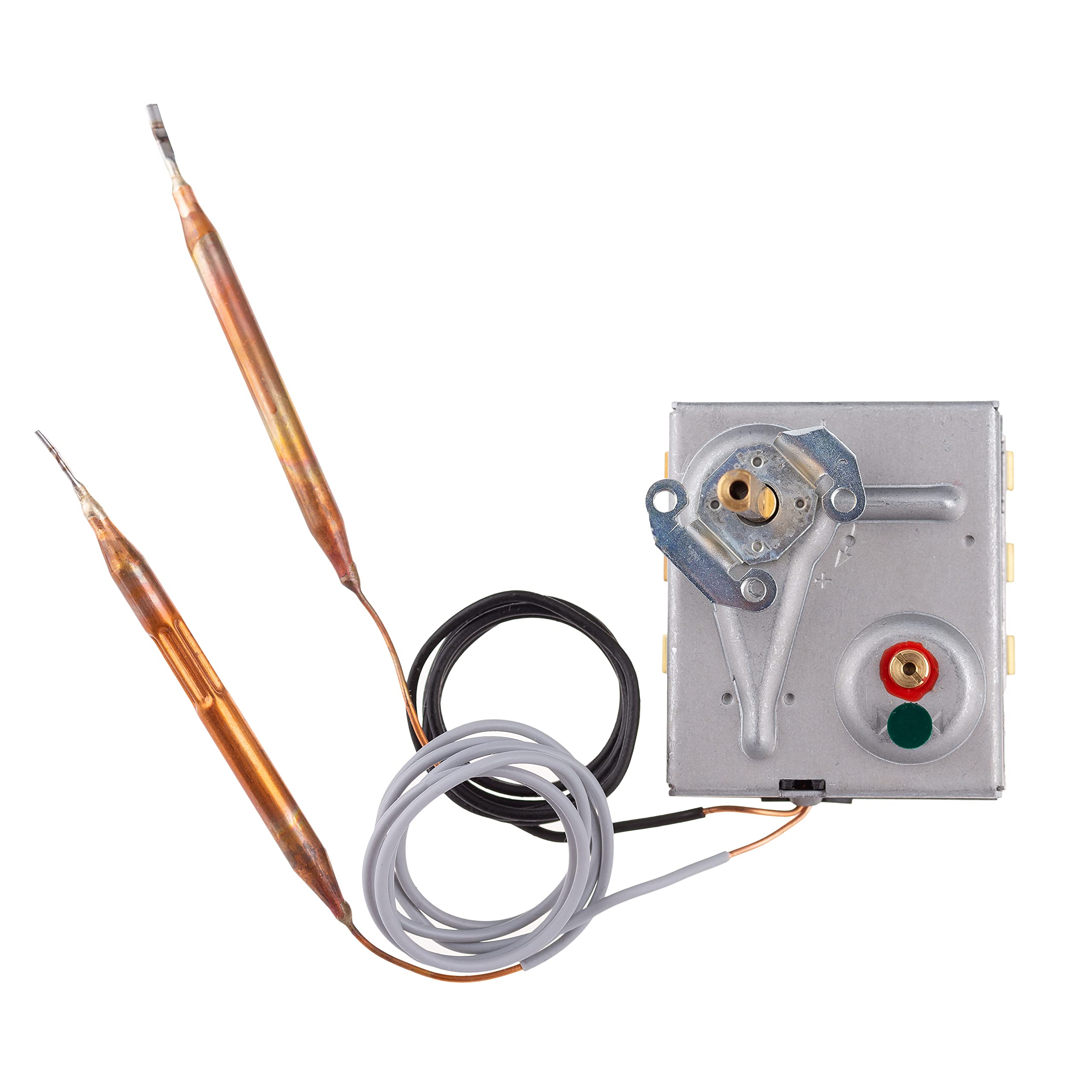 Termostato combinado con fusible térmico tipo RAC, reinicio manual, termostato trifásico 20/3,3 A/400 V (30-85 °C/conector Fast ON)