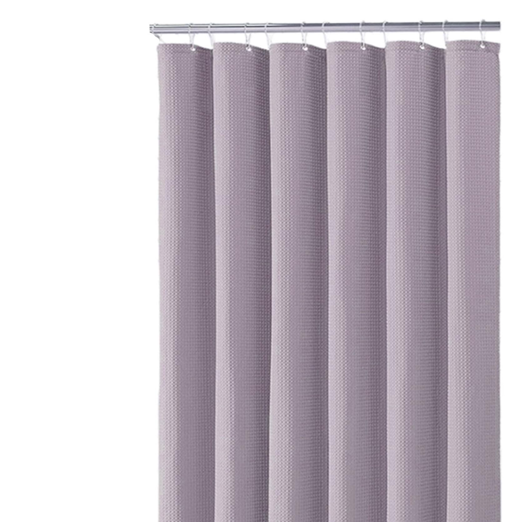 RCYONGQ Shower Curtain For Bathroom Mould Proof And Mildew Resistant, Waterproof Bathtub Curtains Includes 12 Pcs Curtain Hooks, Quick-Drying, 230g/㎡ For Bathroom Wet Room Tub