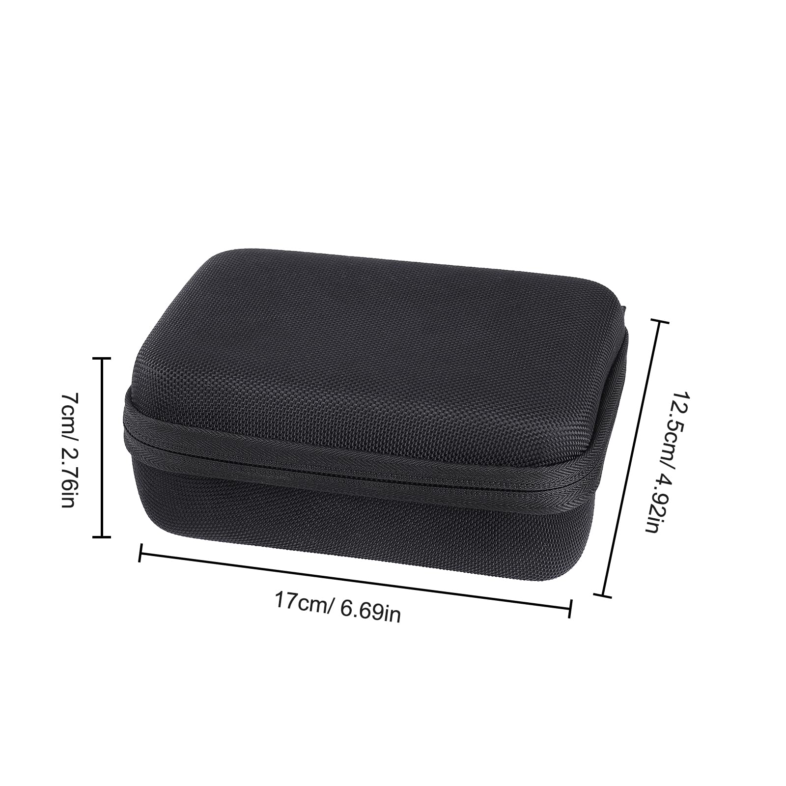 QIMEI-SHOP Etui transportowe i podróżne kompatybilne z GoPro Hero 8/7/6/5/4/3+/3/2 Osmo Action Aparaty i akcesoria Czarny Mały