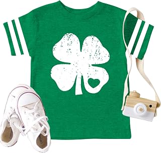Toddler green shamrock vintage tee