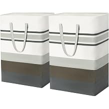 Goodpick Large Hampers - 75L Dual Pack WaterProof Tall Rectangle, Great for Family or Dorm, Brown