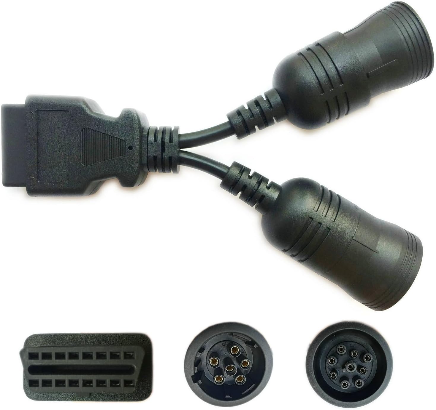 OBD 6+9Pin J1708+J1939 Cable for Diesel Truck