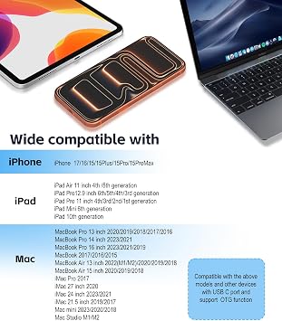 SD Card Reader USB C Memory Card Reader with SD/MicroSD TF Dual Slots