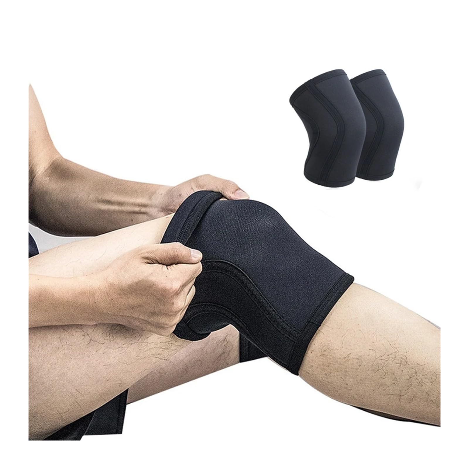 Protege Genoux 1 paire de supports protection du genou for squat
