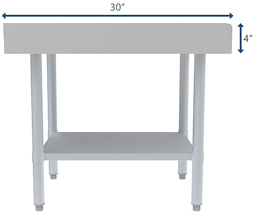 Vista 30 de KoolMore EQT-163048 - Soporte de acero inoxidable para equipos comerciales de calibre 16, 30 x 48 con estante inferior