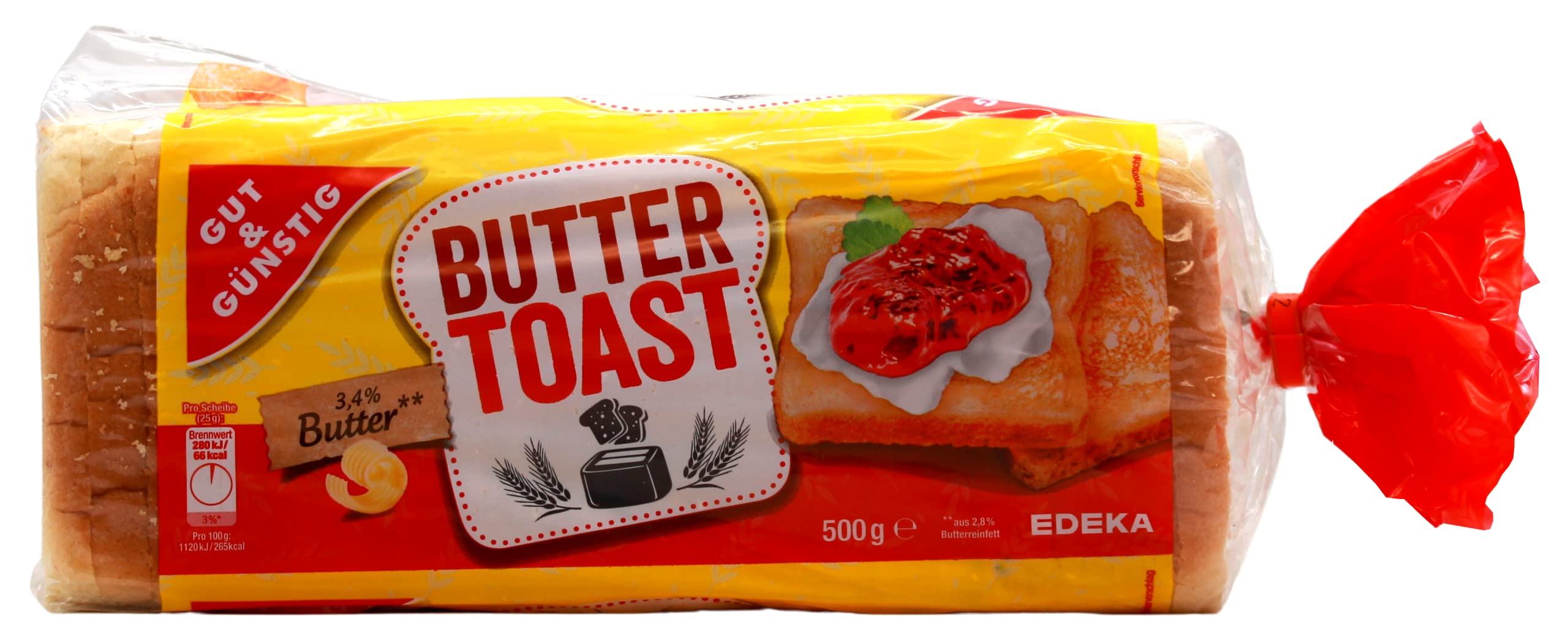 Gut & Günstig Butter Toast, 10er Pack (10 x 500g)