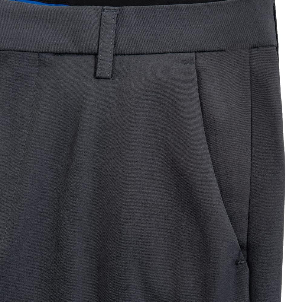 ESSYSHE Men’s Cropped Slim Fit Dress Pants Tapered Ankle Dress Pants Suit Pants - Image 2