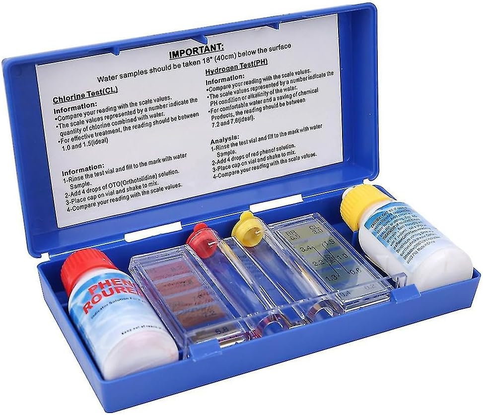 AQUA PLUS Swimming pool Test Kit. Aquaplus OTO & PH testkit