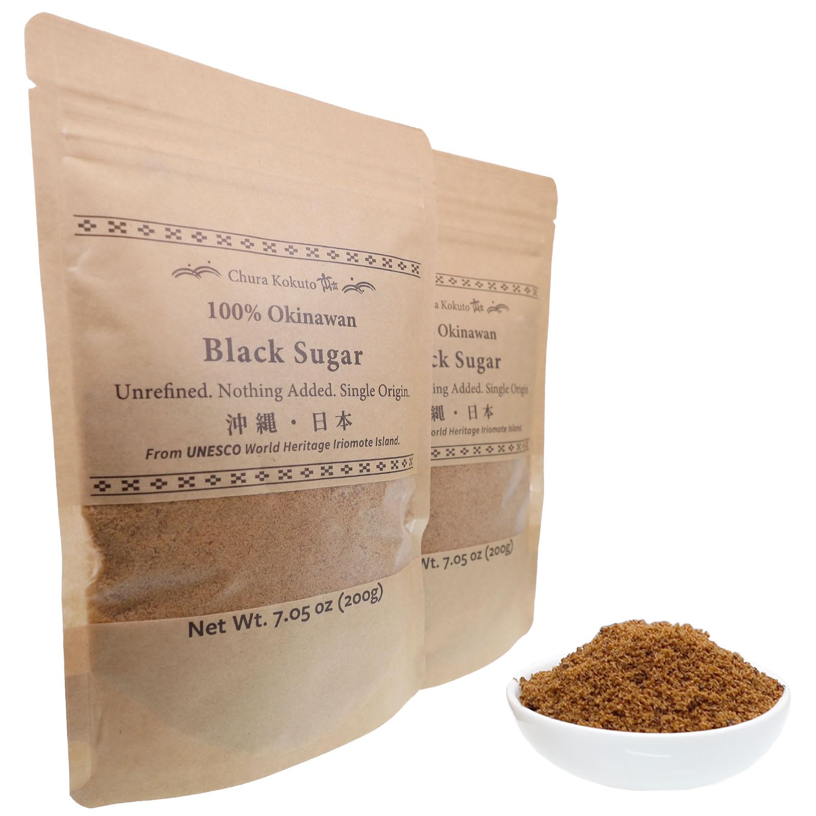 Amazon.com: Chura Kokuto Okinawa Black Sugar, Unrefined Single