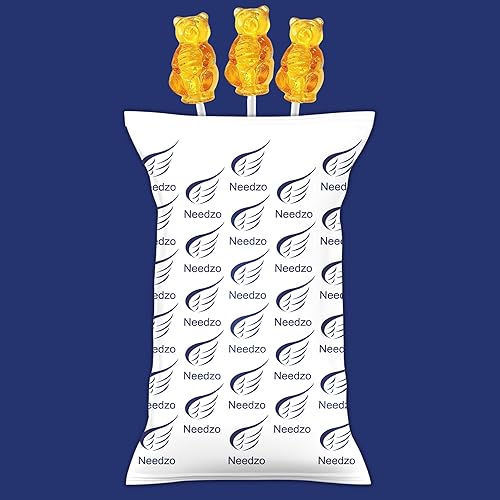 Miniatura 7 de Needzo Paletas de miel envueltas individualmente, cuchara de té en forma de oso, chupones de caramelo duro para baby shower o fiesta de cumpleaños