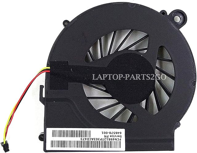 TB® Replacement Cooling FAN for HP Pavilion G4 G6 G7 G42 G56 CQ42 CQ62 CQ56 CQ56z Presario CQ62z G62t Q72C Series Laptop Fan Part # 646578-001 Comes with One Year Warranty