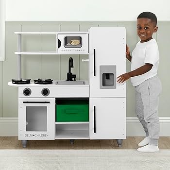 その他 MODERN KITCHEN CHILDREN PLAY HOUSE Amazon.com: Delta Children Deluxe Modern Kitchen - Toy Kitchen