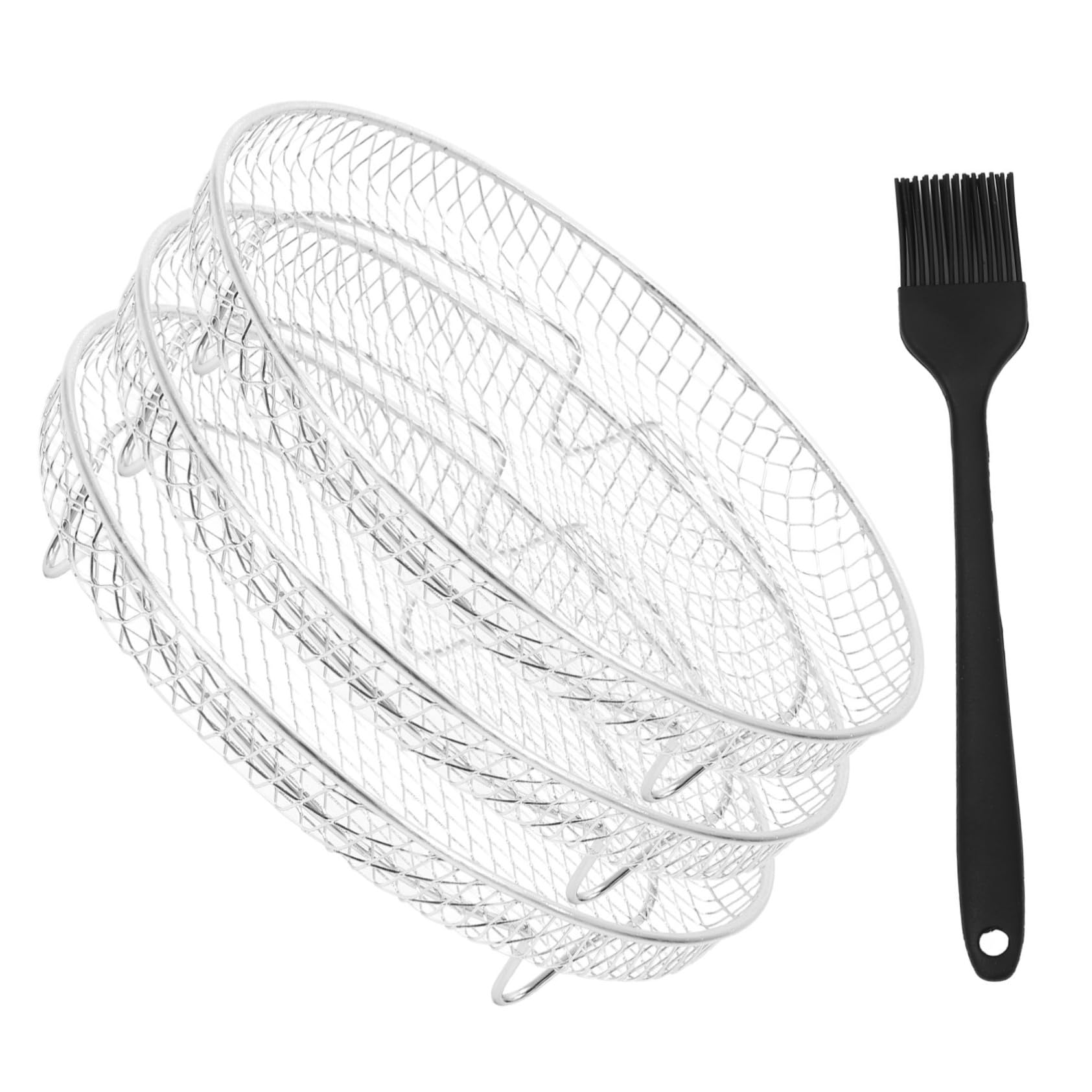 Accessori Friggitrice ad Aria in Acciaio Inox Argento