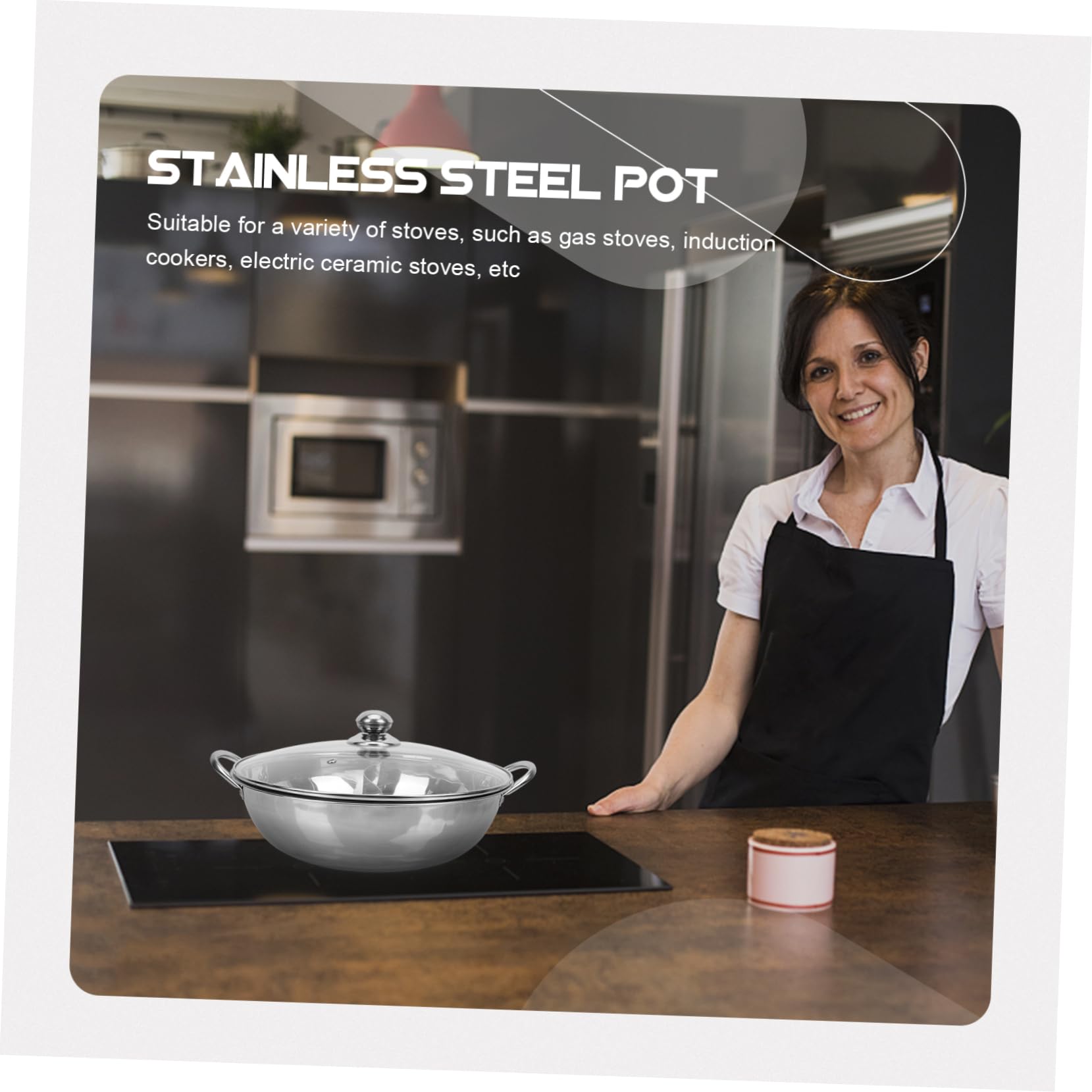 Gatuida Casserole Inox Compartimentée Avec Couvercle Marmite