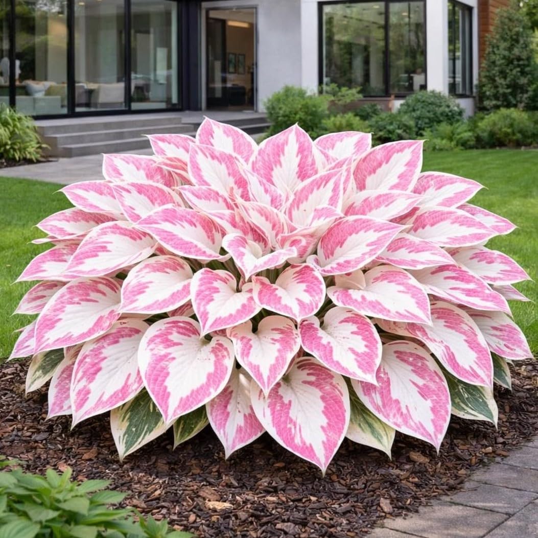 Thriving Hosta Bulbs Perennial UK, Rare and Beautiful Hostas Rhizome in Bulk,Planting for Stunning Garden Displays-10 Bulbs-H