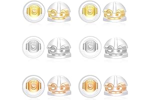 18k Gold Locking Secure Earring Backs for Studs – Lox Earring Backs Replacements