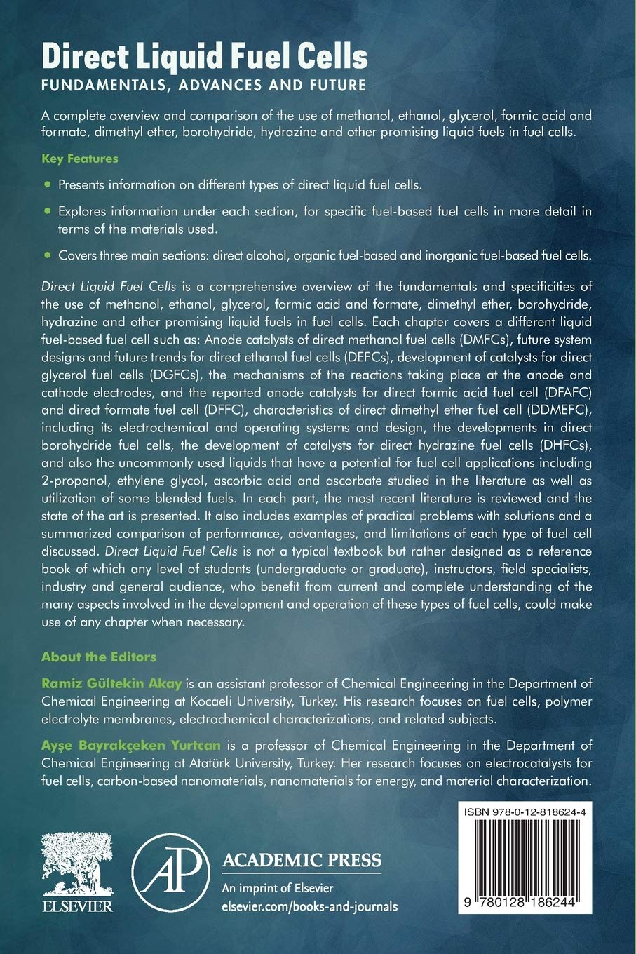 Direct Liquid Fuel Cells: Fundamentals, Advances and Future