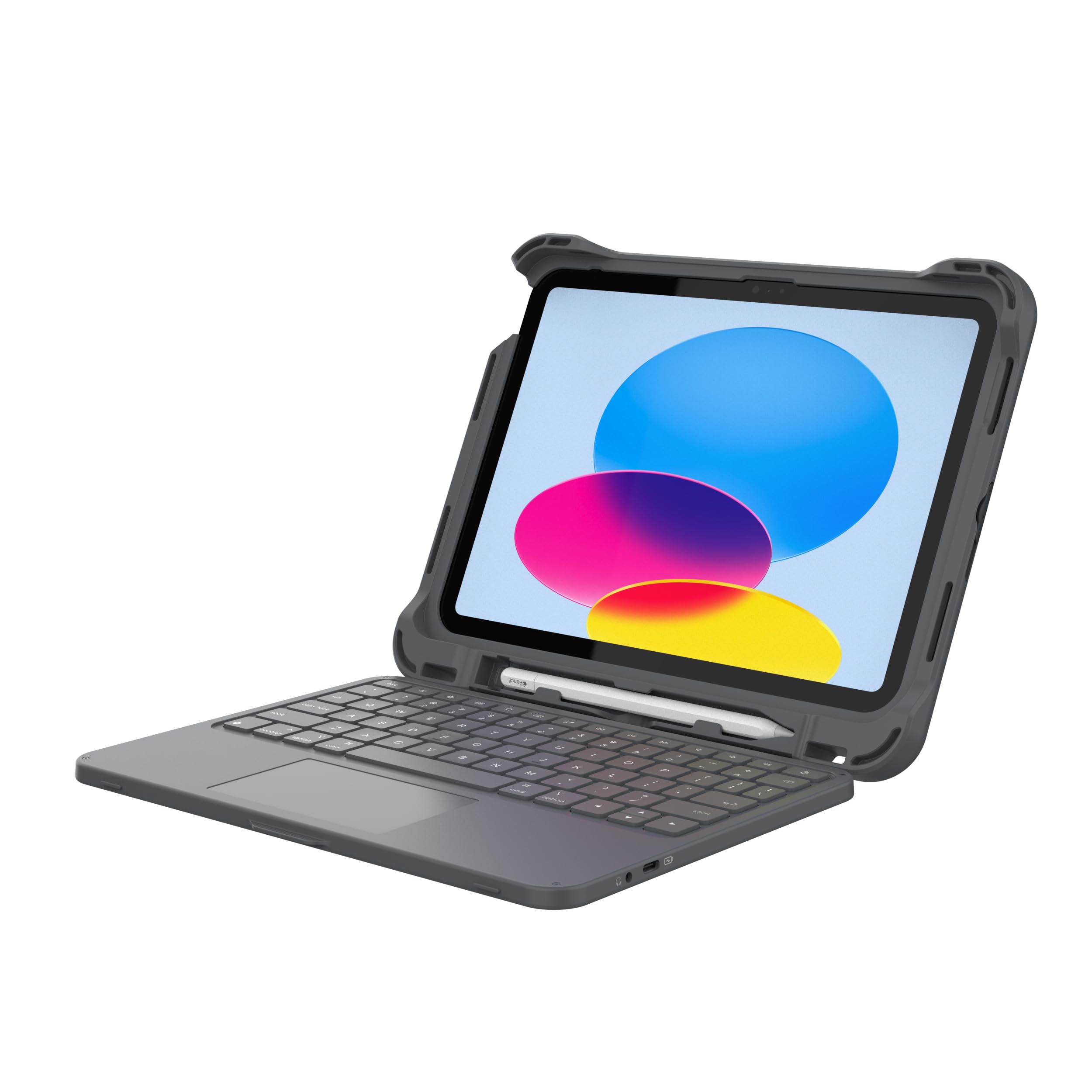 Brenthaven Ruggedキーボードケース-iPad A16/第10世代 Amazon.com: Brenthaven Rugged Keyboard iPad Case Fits iPad 11th