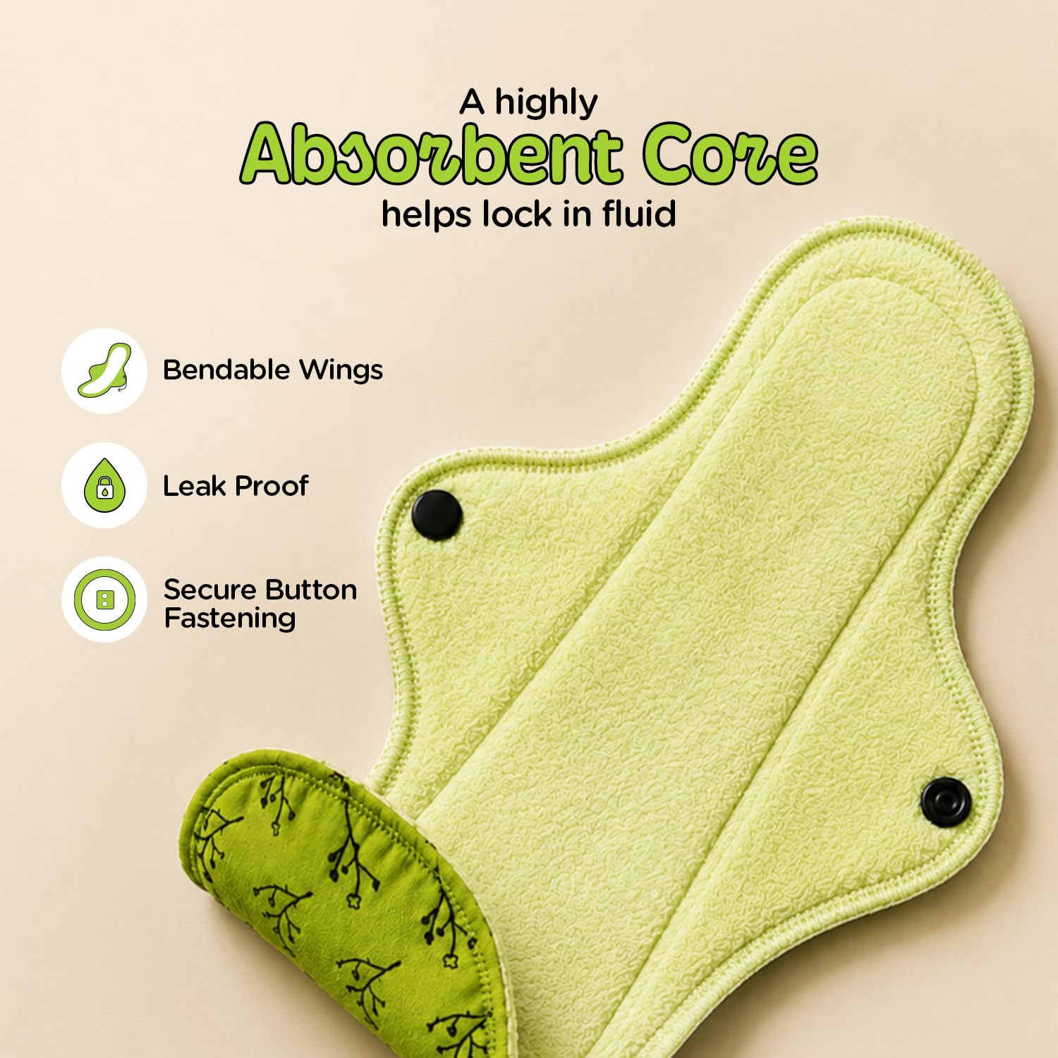 Pee Safe Reusable Pads - Sustainable Period Care -4