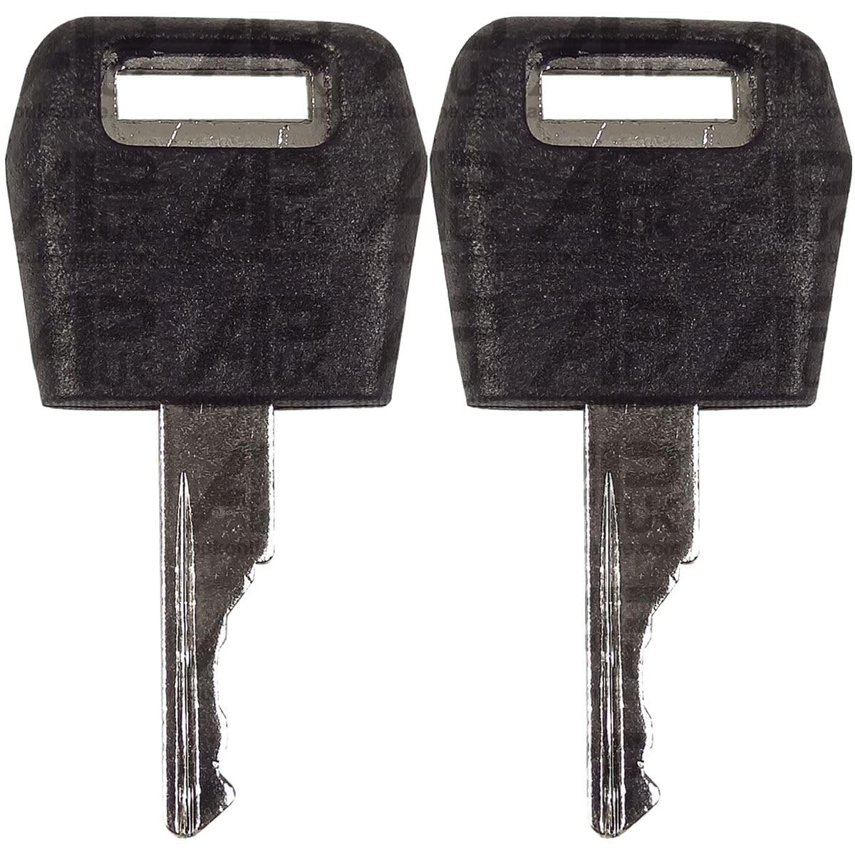 APUK 2x Ignition Motor Starter Keys Replacement for Case International IH 1840 Skid Steer Loader