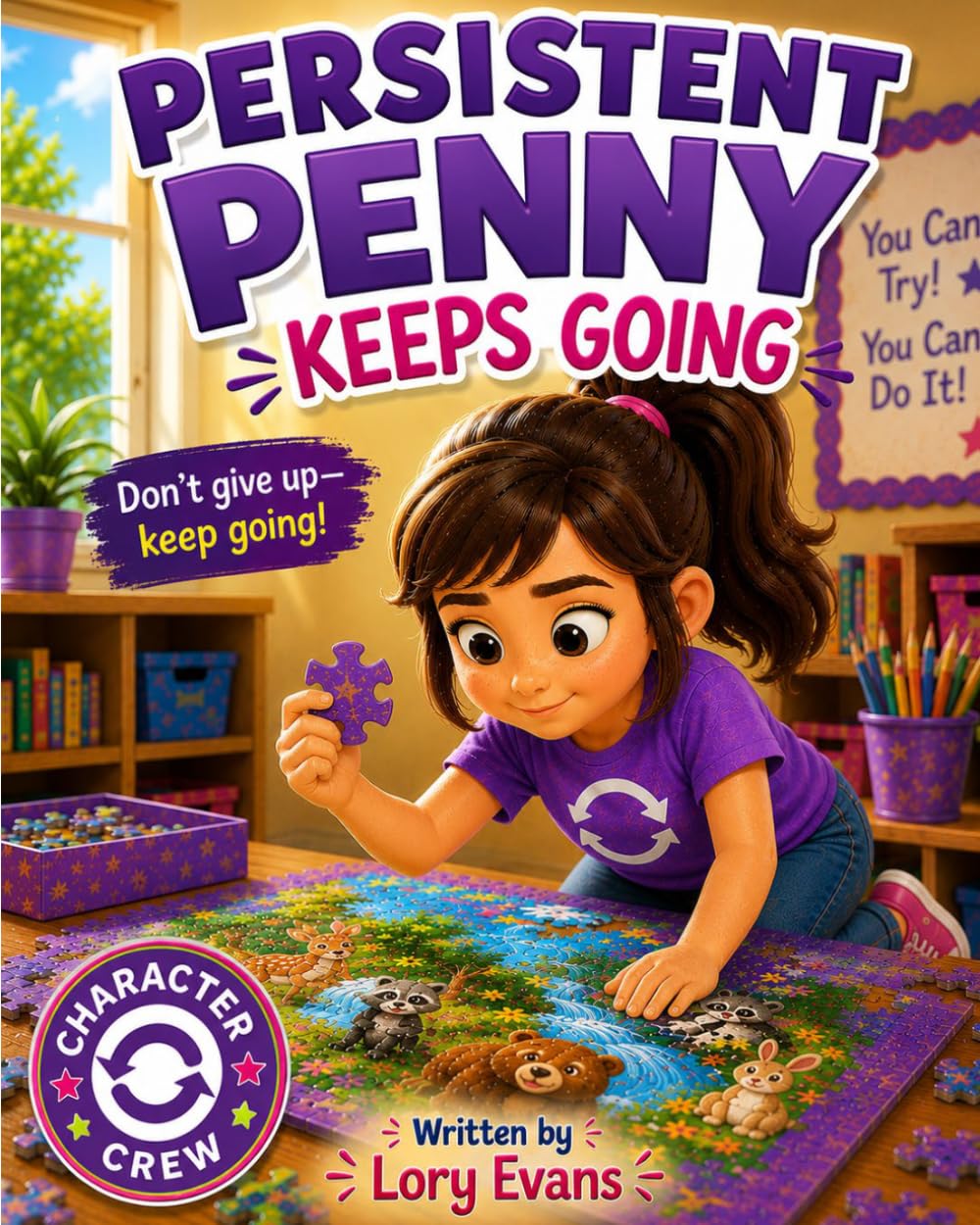 Persistent Penny Keeps Going: "Don't Give Up - Keep Going!" (Character Crew)