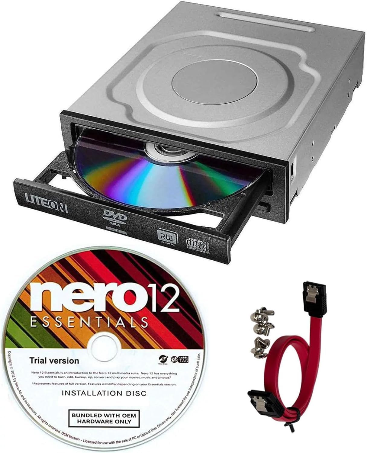 Amazon.co.jp: Lite-On 24 SATA 内部 DVD +/-RW ドライブ光学 x