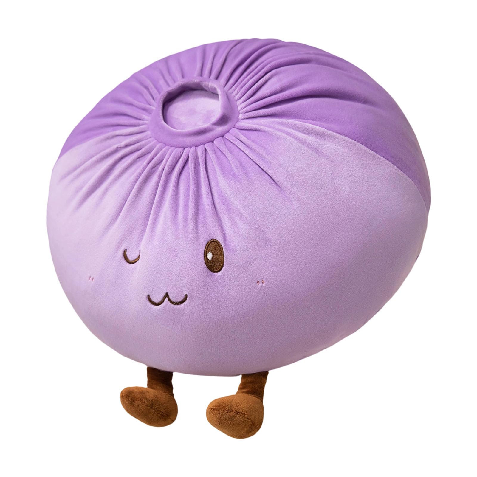 Hsyzygian Appealing Bread Themed Plush Cushion Comfortable for Sitting Lying and Decorating 28cm Diameter Comfort Plush Pillow
