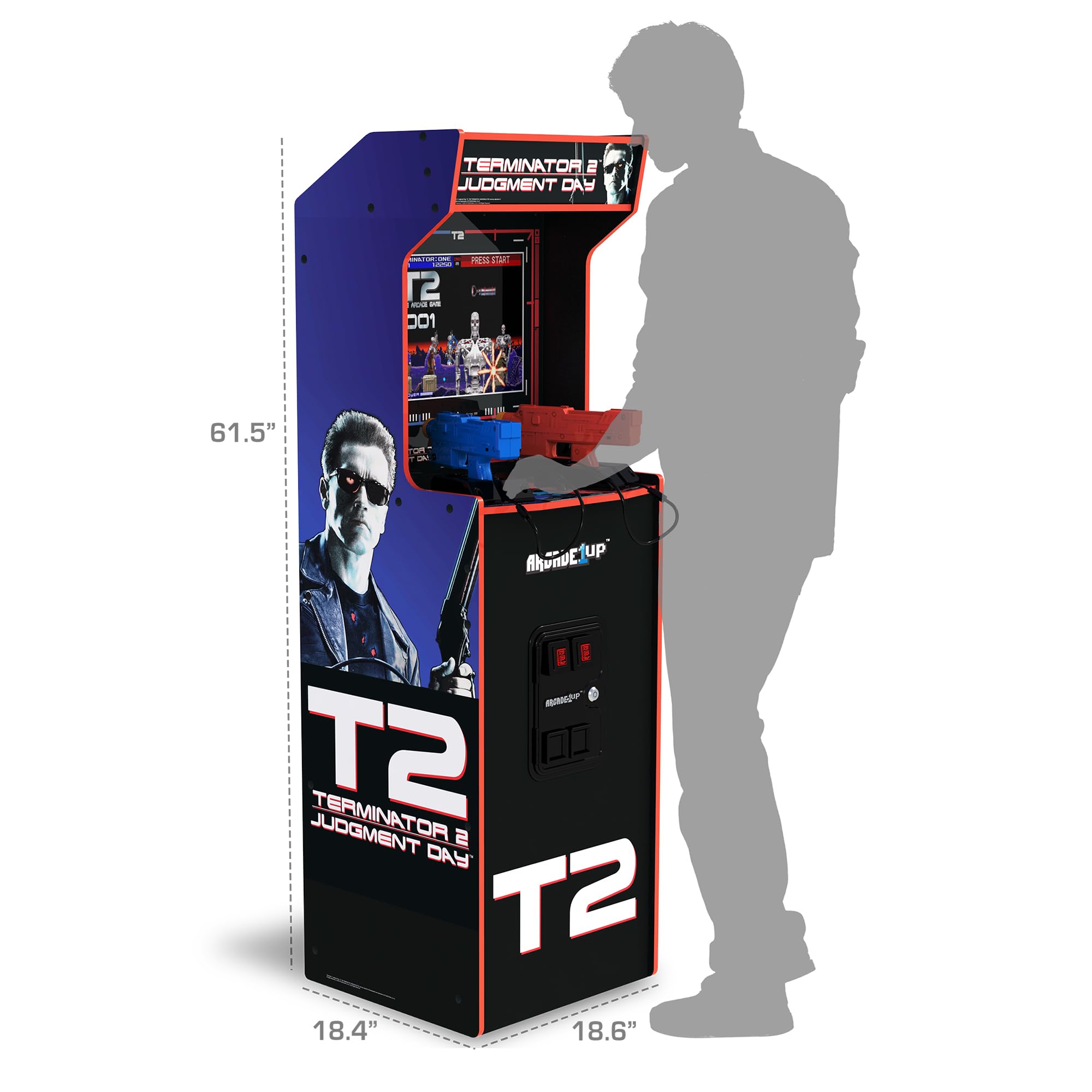 ターミネーターT2 Amazon.com: Arcade1Up Terminator 2 Deluxe Arcade Machine with Real