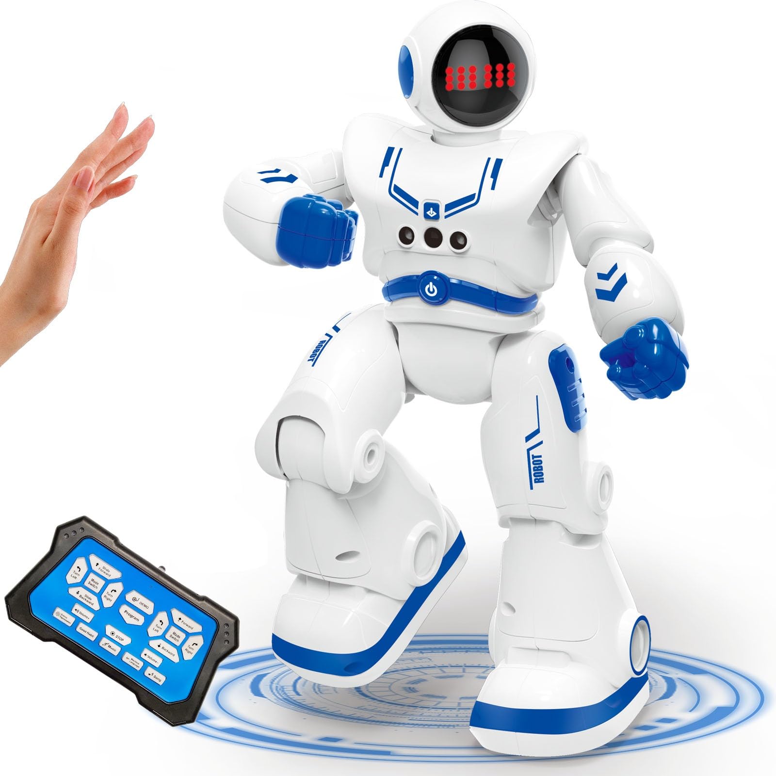 Giocattolo intelligente RC Robot con canto/ballo, telecomando e sensazione, ideale per bambini dai 6 ai 12 anni per compleanno e Natale