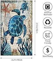 Vista 24 de Hand Towels for Bathroom,Set of 2,Grey and Yellow Abstract Art Painting,Soft Absorbent Small Bath Towel Kitchen Dish Guest Towel Home Decor