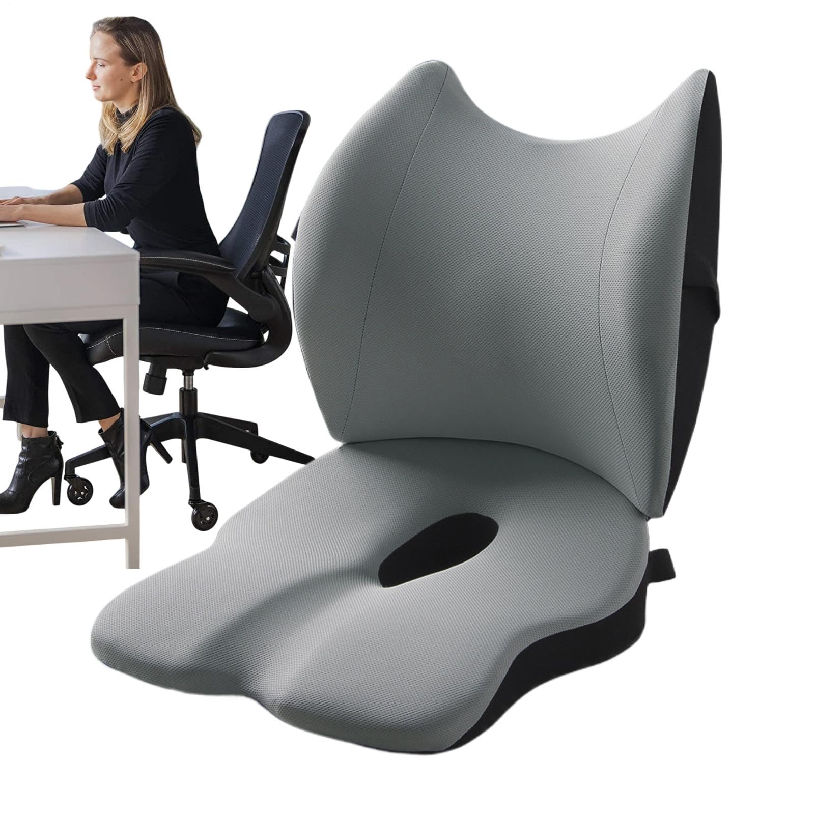 Cuscino Seduta Ergonomico Supporto Lombare Imbottito Ergonomico Per Schiena