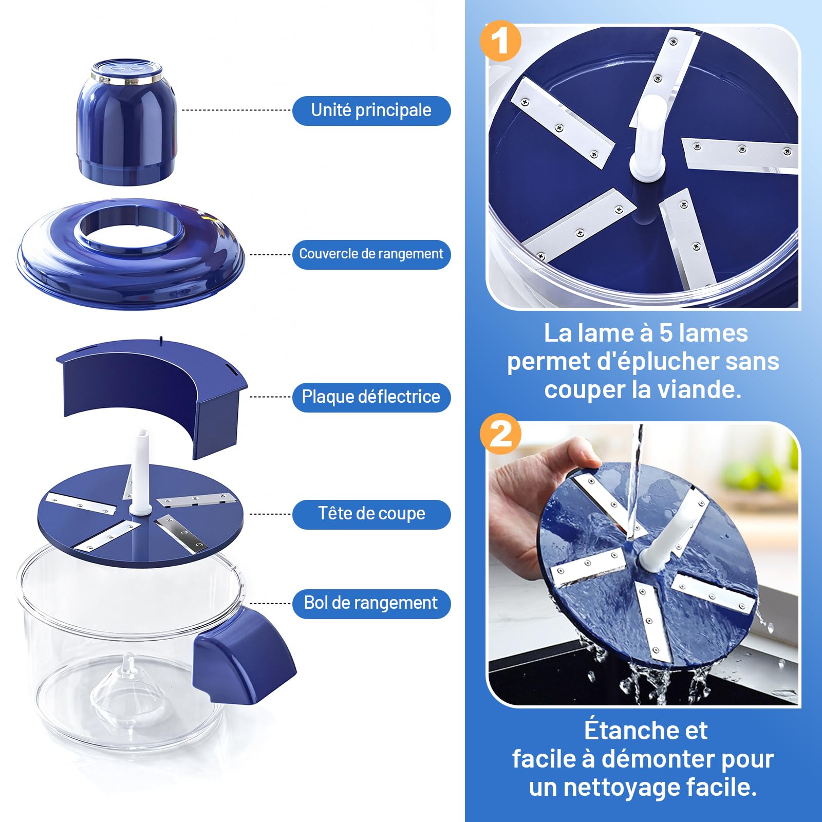 MagiDeal Machine à éplucher les Raisins électrique, Outil Automatique pour éplucher de Tomates de Fruits, éplucheur D'ail, Rechargeable Par USB, Accessoires Efficaces Outil de Cuisine pour L'ail