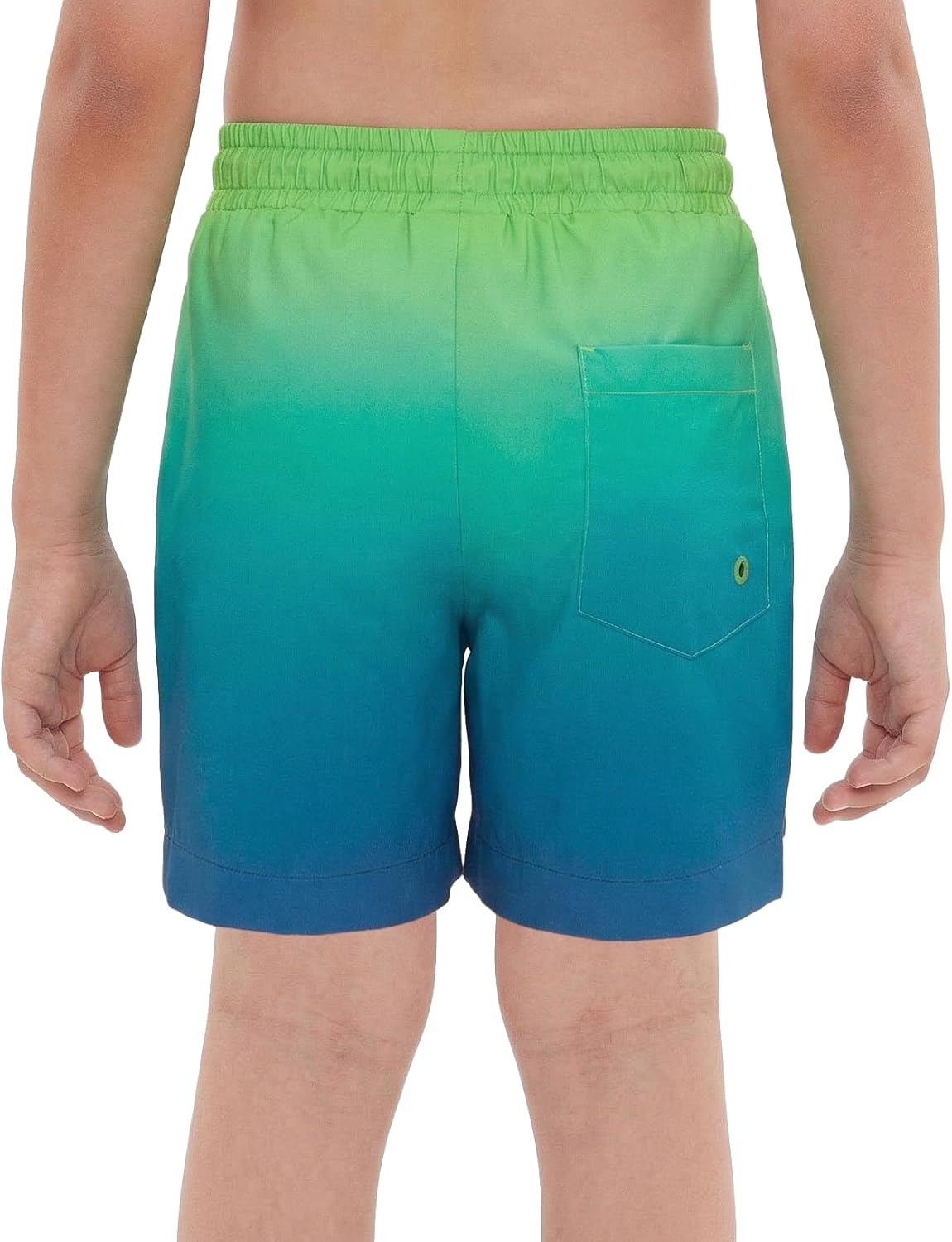 Rokka&Rolla Boys' Swim Trunks with Boxer Brief Liner Compression Anti Chafe Quick Dry Bathing Suit, UPF 50+