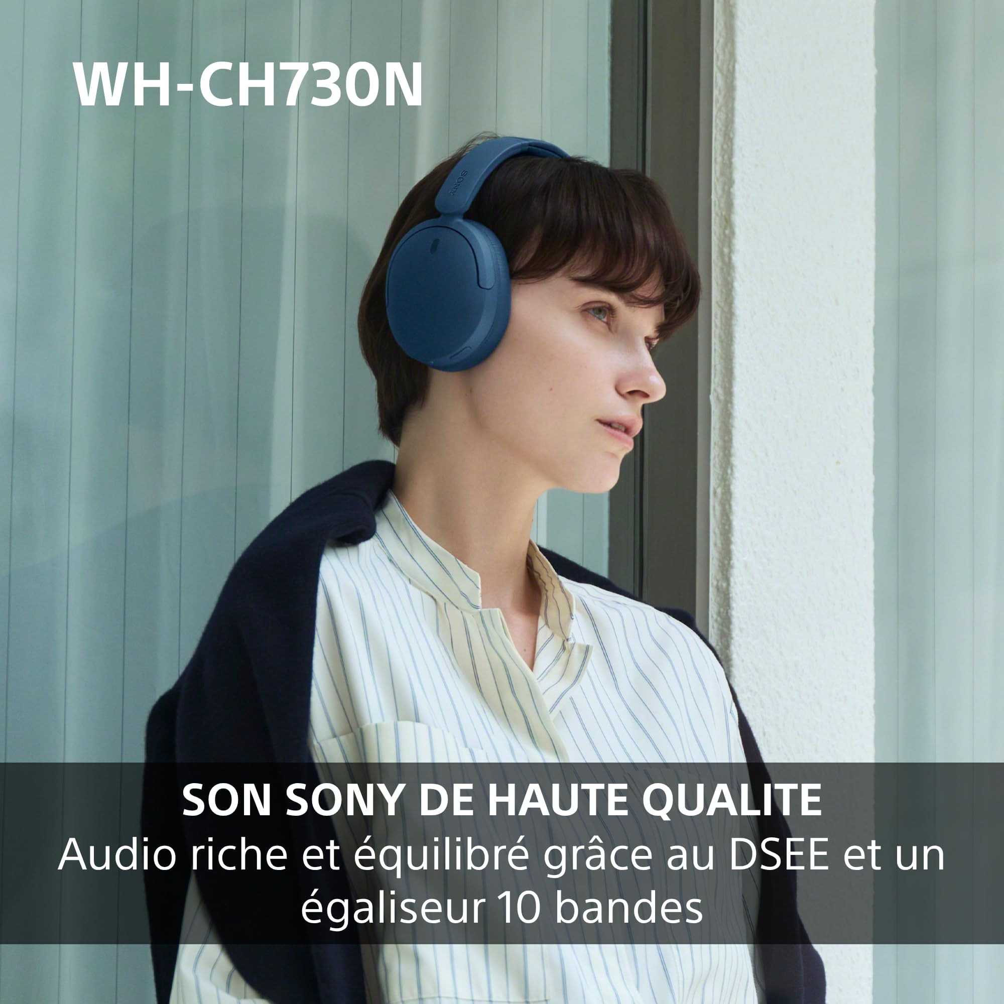 Casque sans Fil à réduction de Bruit Sony WH-CH730N