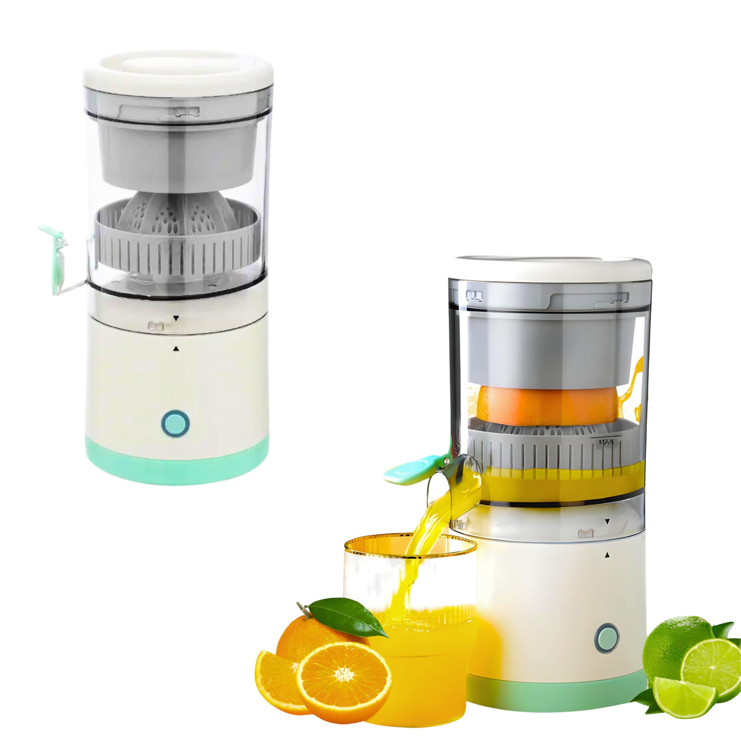 Drumstone (𝗕𝘂𝘆 𝟭 𝗚𝗲𝘁 𝟭) Rechargeable Electric Citrus Juicer – Compact, Hands-Free Juicing for Oranges, Lemons, Limes – Portable, USB-Powered, Easy Clean - 𝟱 𝗬𝗲𝗮𝗿𝘀 𝗪𝗮𝗿𝗿𝗮𝗻𝘁𝘆-image-48