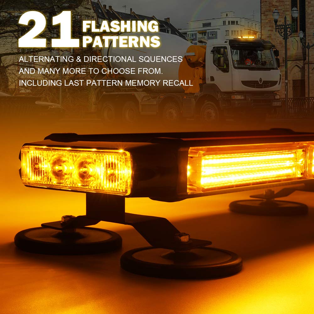 Anzid V16 Luz Emergencia Coche Preseñalización Peligro y Linterna, 3 En 1 Alta Luminancia Luz Magnética Led, Señal Preseñalización De Peligro, Sustituye a Los Triangulos, para Coches y Motocicletas