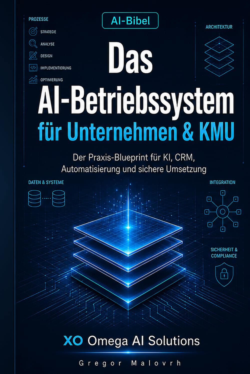 Das AI-Betriebssystem für Unternehmen & KMU: Der Praxis-Blueprint für KI, CRM, Automatisierung und sichere Umsetzung