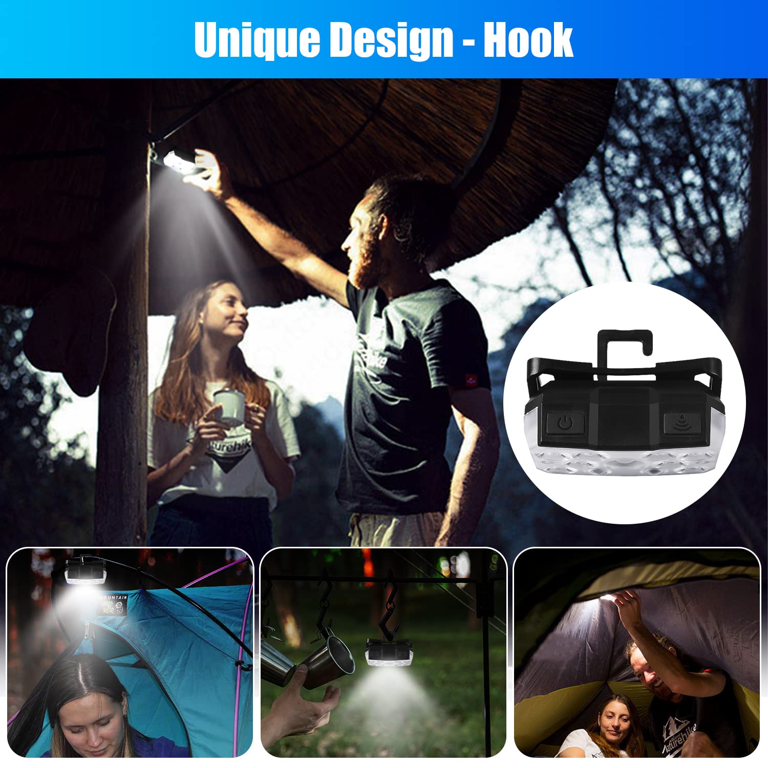 2 Torce Da Testa Lsnisni Ricaricabili USB-C - 9 LED, 2000 Lumen, 6 Modalit&agrave;, Impermeabili IPX5 - Per Campeggio E Sport