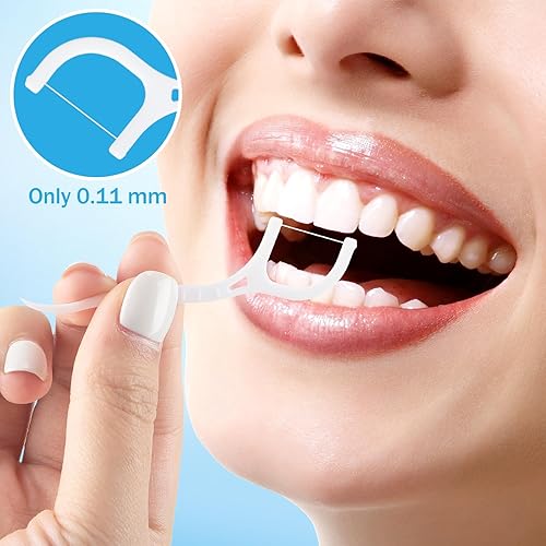 Miniatura 5 de Maxcheck 2000 palillos de hilo dental natural a granel, palillos de dientes, palillos de dientes de alta tracción, púas de hilo dental sostenibles