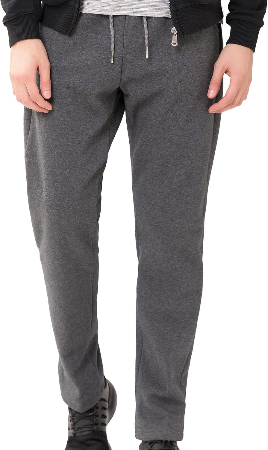 GXAMOY Pantalon De Survêtement En Polaire Doublé Sherpa Pour