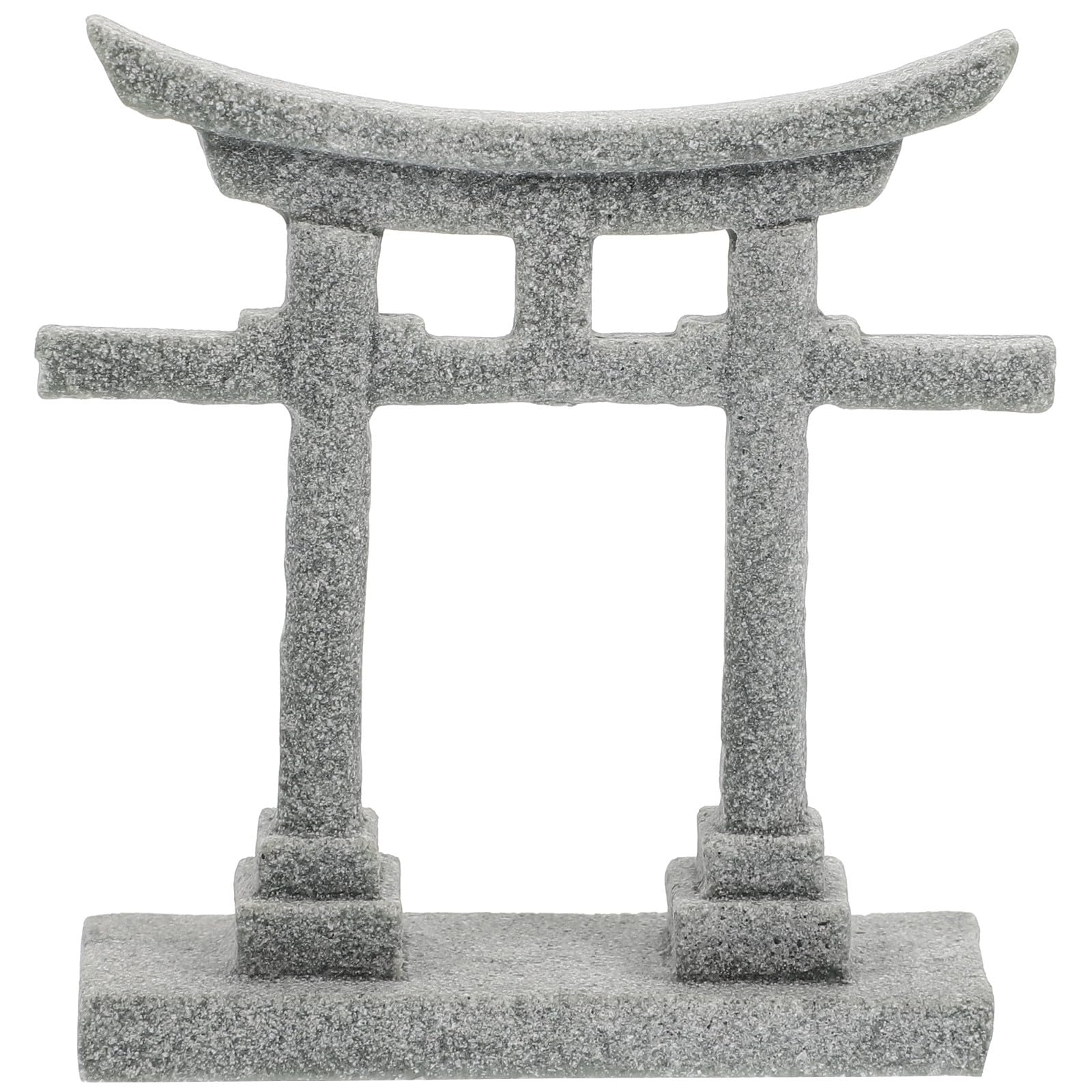 Petite statue Torii Gadpiparty pour embellir un aquarium terne ou un bonsaï vide