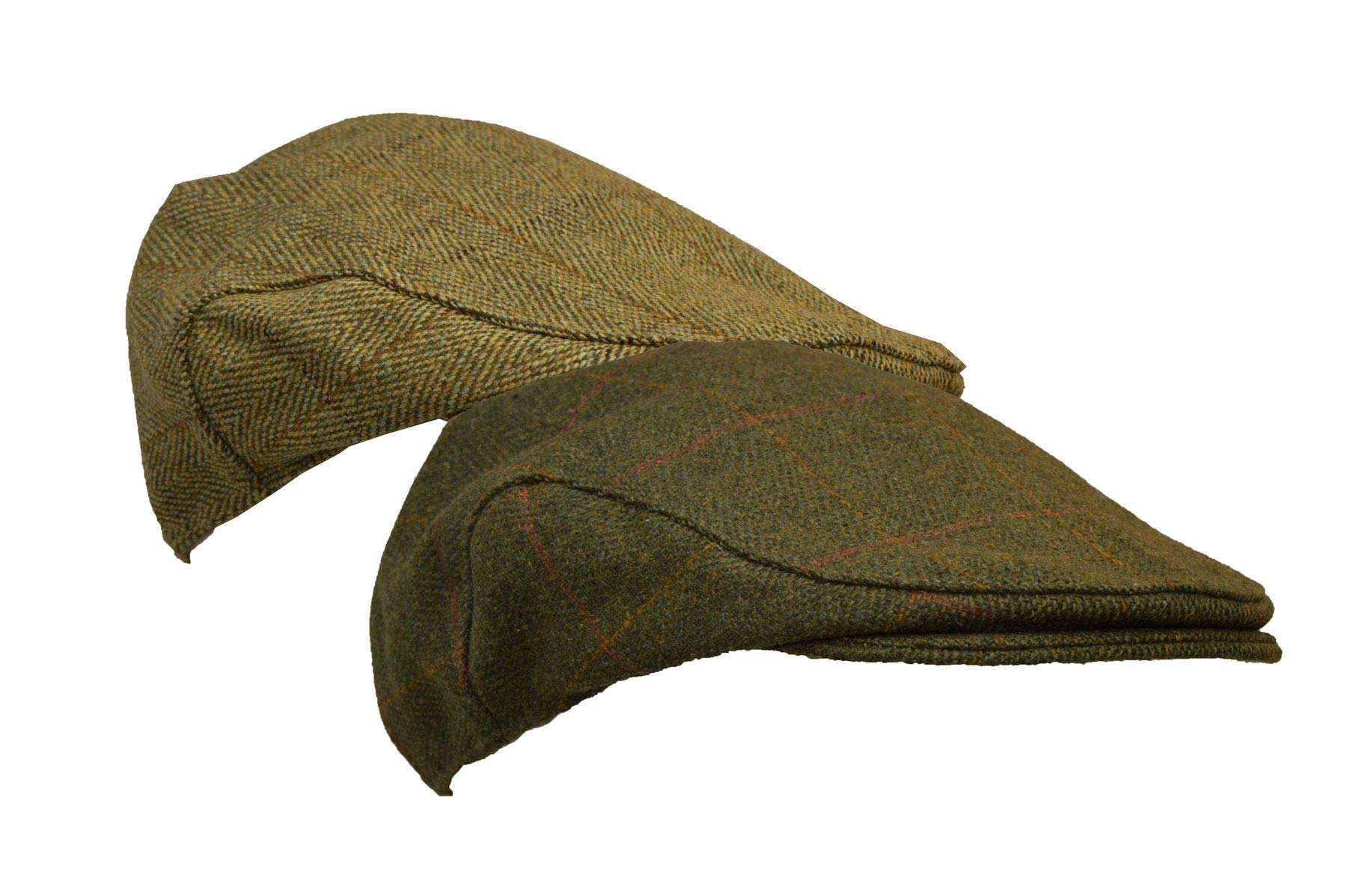 WALKER AND HAWKES - Berretto Piatto Derby Tweed Impermeabile Dainton