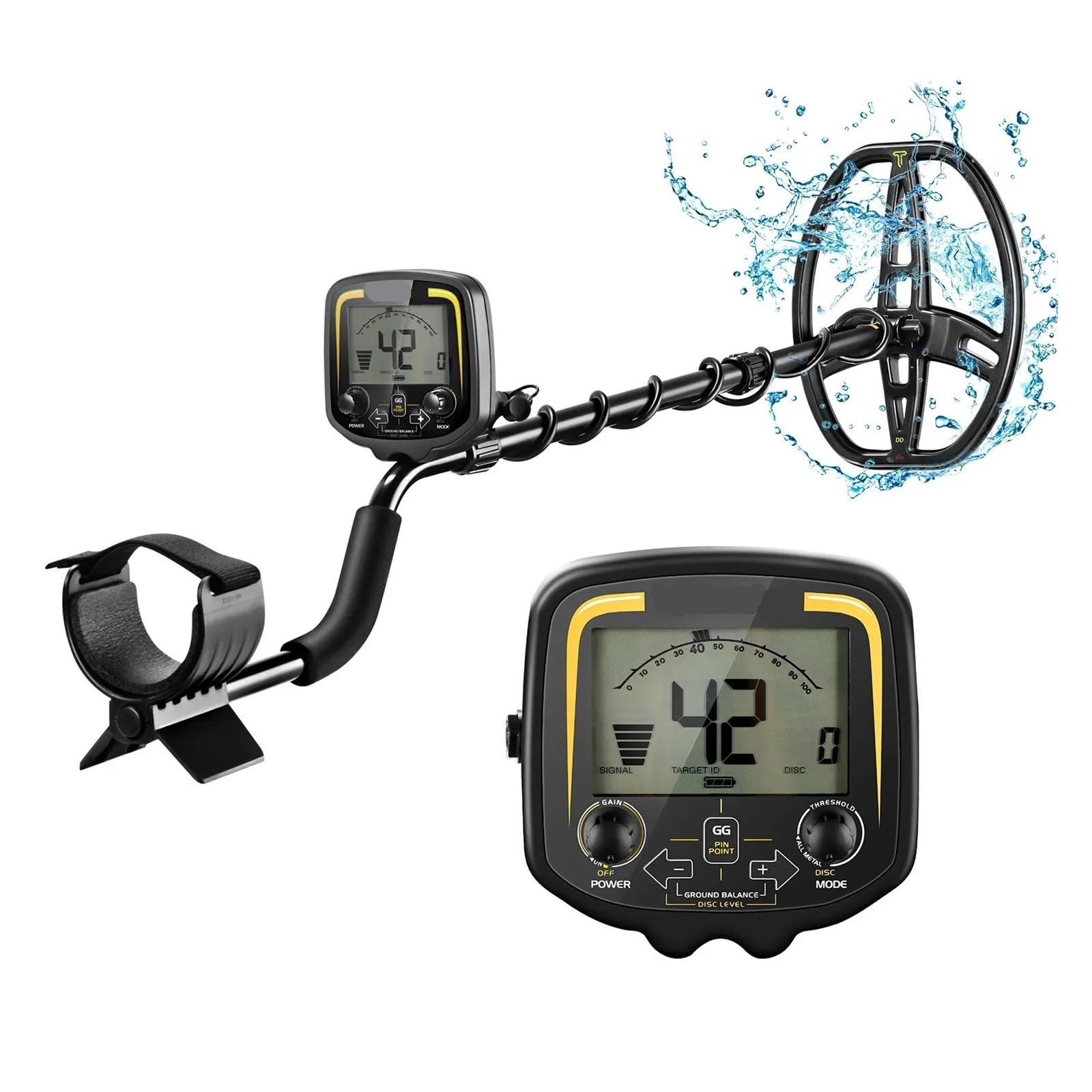 TX-850 Metal Detector Underground Professional Depth 2.5m Scanner Search Finder Gold Detector Treasure Hunter Pinpointer 11inch
