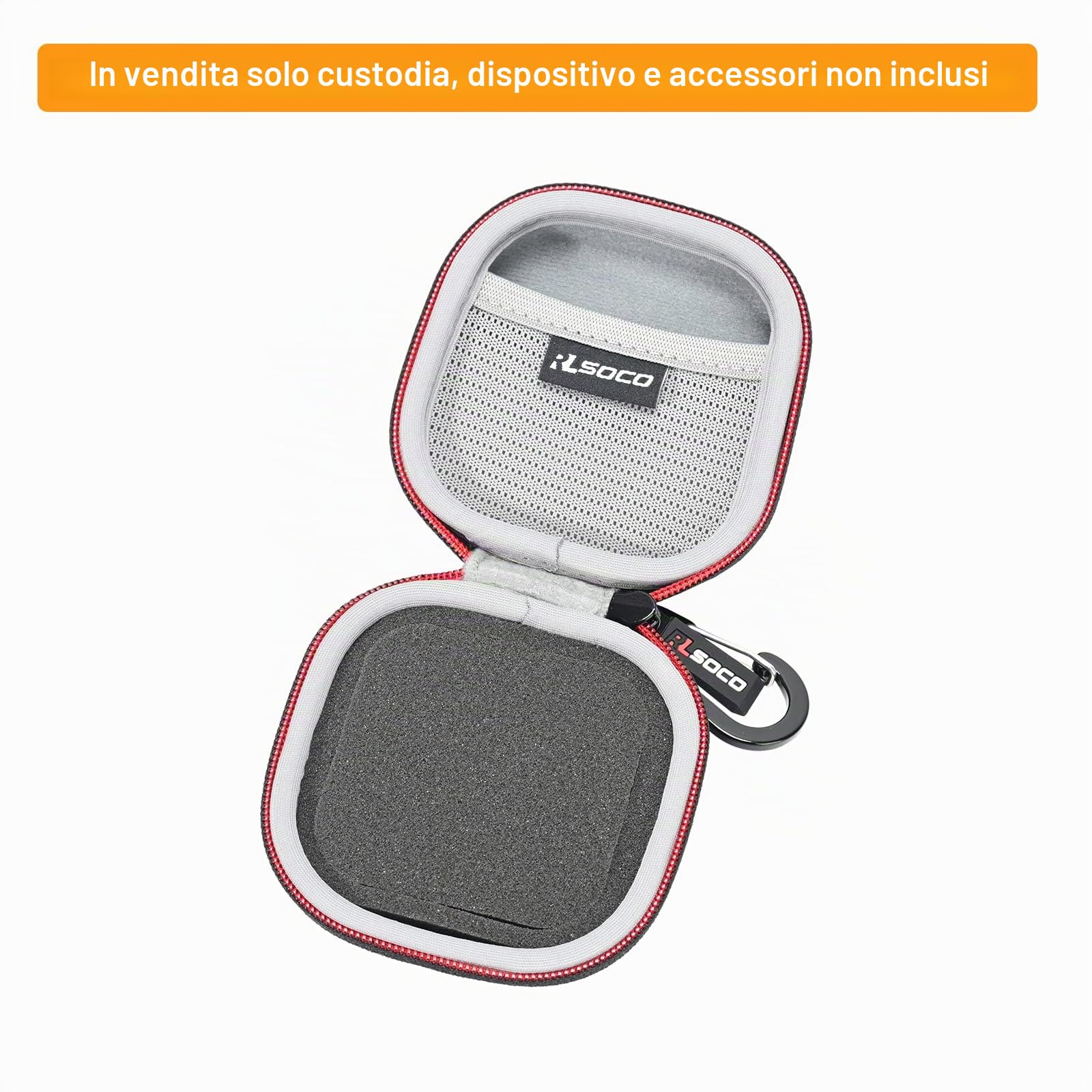 RLSOCO Custodia per Crucial X9/X6/X10 Pro/X9 Pro/X10 SSD 1TB/2TB/4TB Esterno SSD Portatile (Solo Custodia)