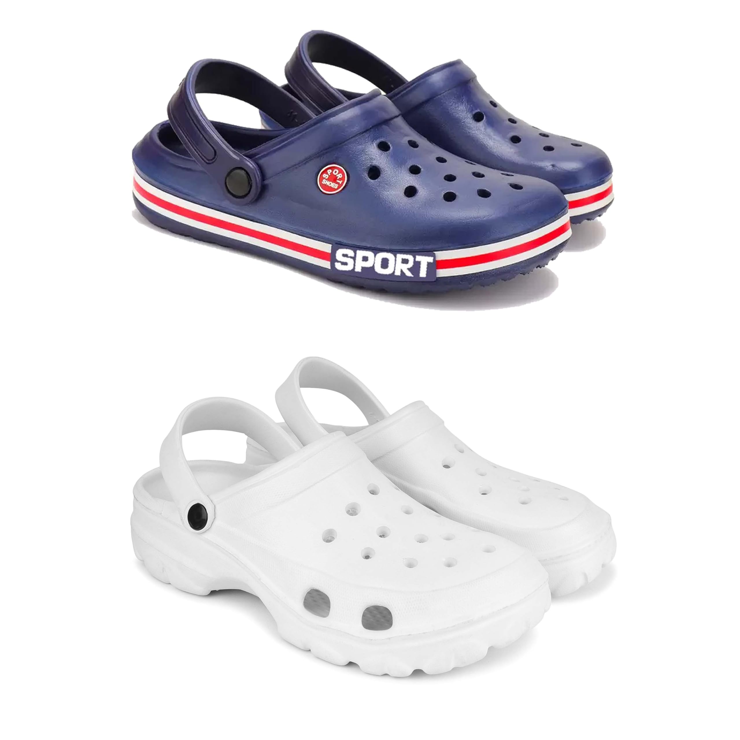 Men's Sandals Clogs| Lightweight Wear| Stylish & Easy to Wear for Men's GR-SAN-(2-Combo)-3015-3122-image-40