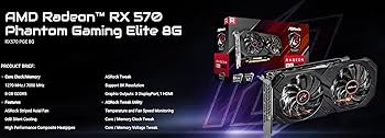 mさん用 RX 570 8GB Amazon.com: ASRock AMD Radeon RX 570 Phantom Gaming Elite