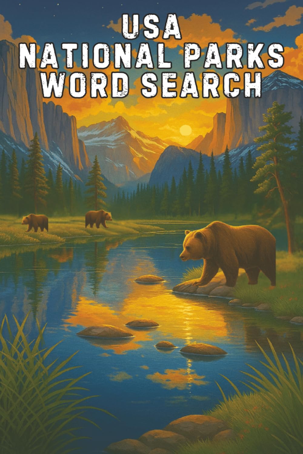 USA National Parks Word Search: 6x9 Puzzle Book Featuring 55 Word Searches Inspired by U.S. National Parks | Includes Solutions | Great for Travel, Camping, and Nature Lovers